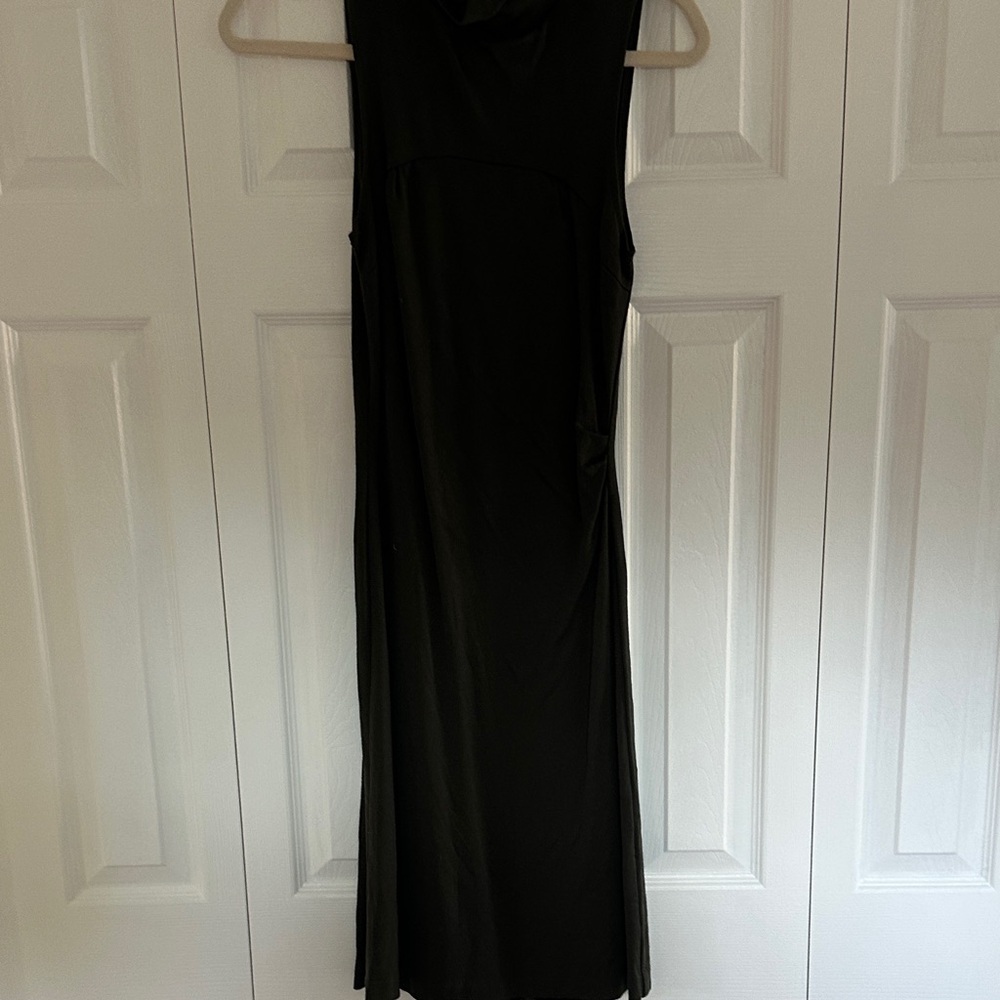 Diane Von Furstenberg Black Sleeveless Maxi Dress